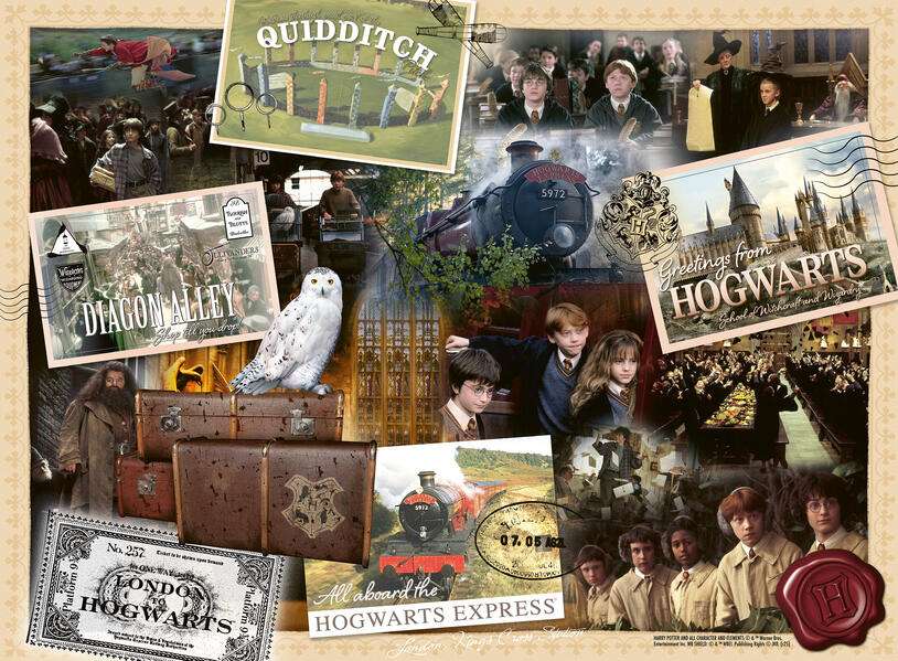 Produktbild: Kinderpuzzle 300 XXL Teile - Harry Potter - Zurück in Hogwarts(TM)