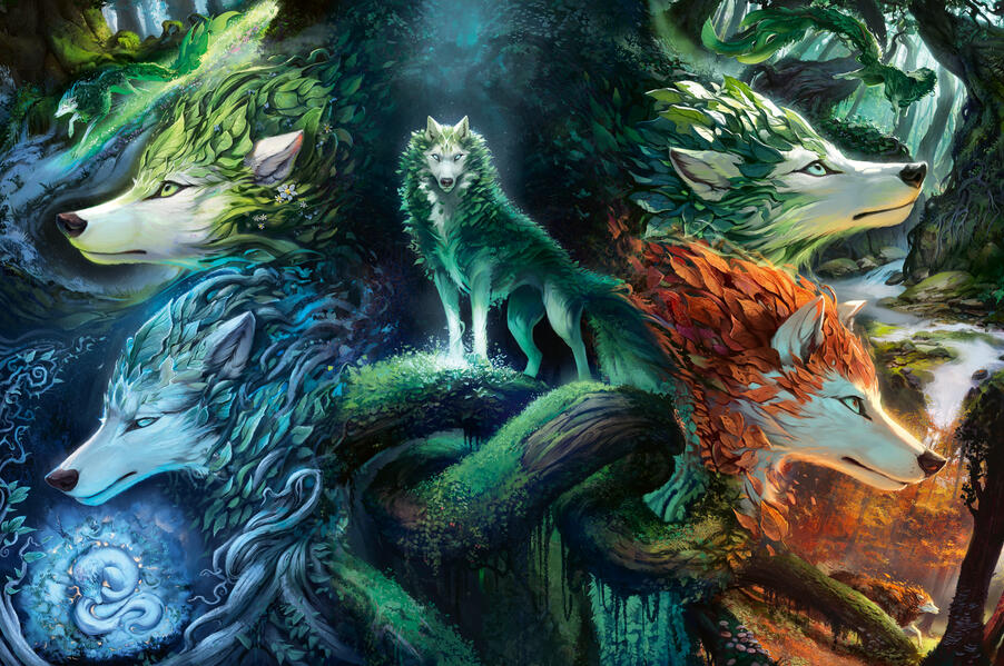 Produktbild: Ravensburger Puzzle 12001423 - Whispers of the Forest - 7000 Teile Puzzle für Puzzle-Profis und Fantasy-Fans ab 14 Jahren
