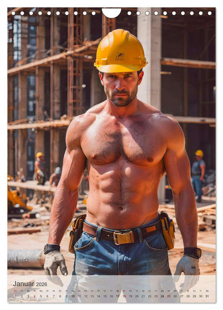 Weitere Ansicht: Knackige Kerle - Handwerker (Wandkalender 2026 DIN A4 hoch), CALVENDO Monatskalender | pixs:sell pixs:sell, Sell Pixs:Sell, Calvendo, pixs:sell