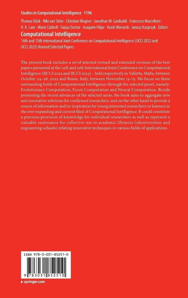 Weitere Ansicht: Computational Intelligence