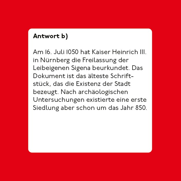 Weitere Ansicht: Das Nürnberg-Quiz (Neuausgabe) | Siegfried Zelnhefer