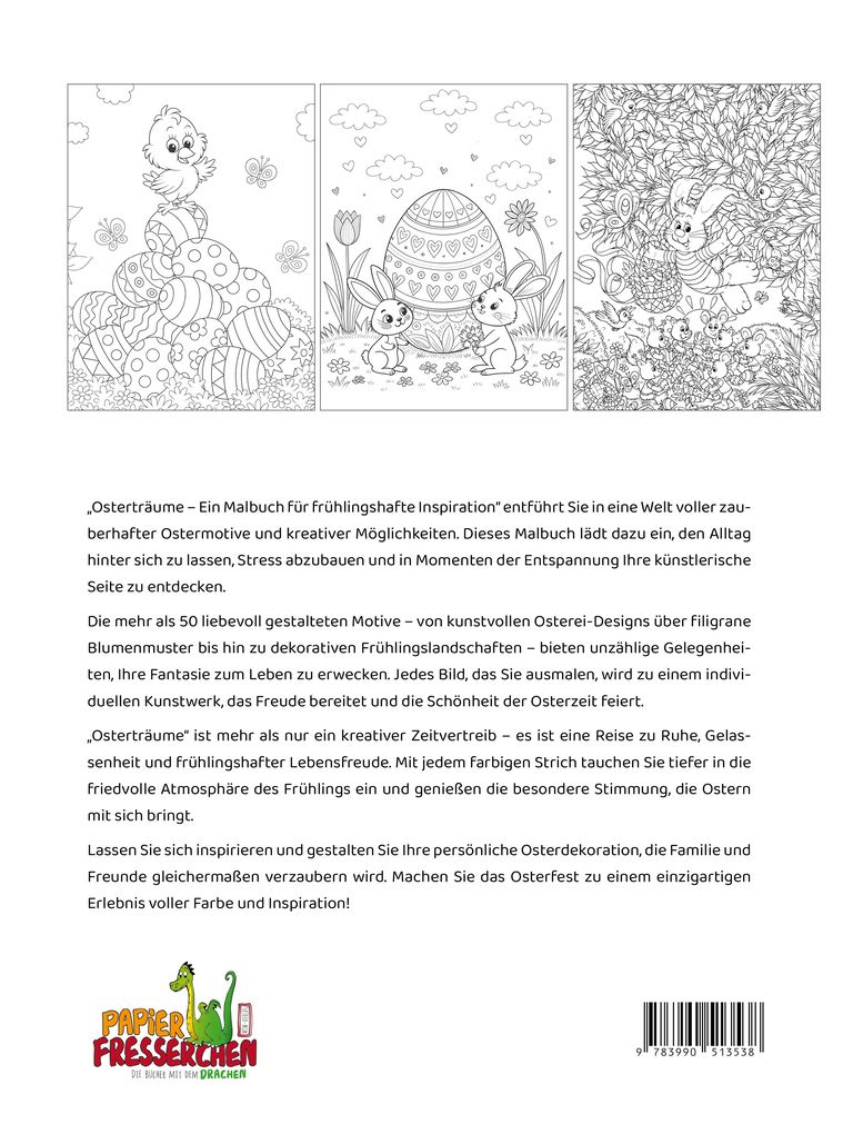 Weitere Ansicht: Osterträume - Ein Malbuch für frühlingshafte Inspiration | Nanja Holland