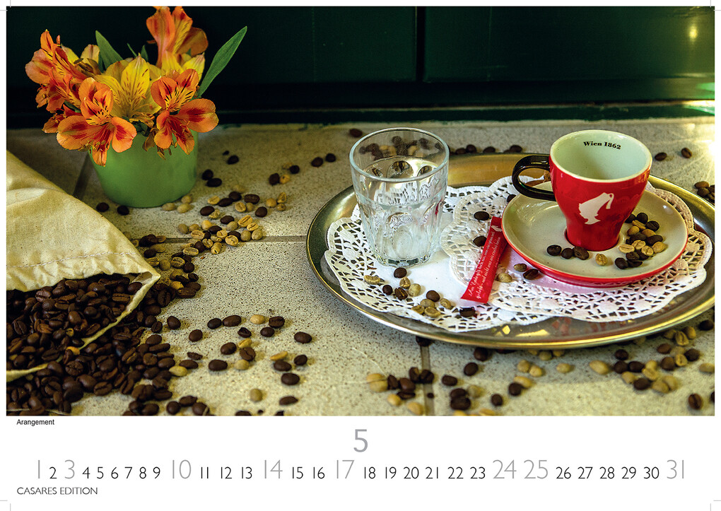 Weitere Ansicht: Wiener Caféhaus Kultur Kalender 2026 - Wandkalender | Fotokalender Alpenländer 35x50cm Grosses Format | Historische & Kulturelle Kaffeehaus Motive | . & Geschenkidee | H. W. Schawe
