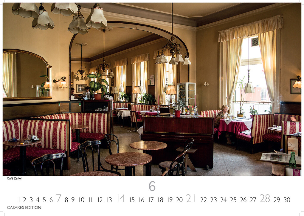Weitere Ansicht: Wiener Caféhaus Kultur Kalender 2026 - Wandkalender | Fotokalender Alpenländer 35x50cm Grosses Format | Historische & Kulturelle Kaffeehaus Motive | . & Geschenkidee | H. W. Schawe