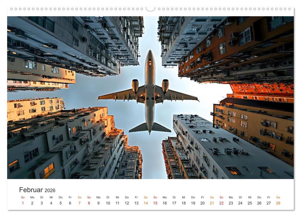 Weitere Ansicht: Flugzeuge - Stahlriesen am Himmel (hochwertiger Premium Wandkalender 2026 DIN A2 quer), Kunstdruck in Hochglanz | Peter Roder, Calvendo