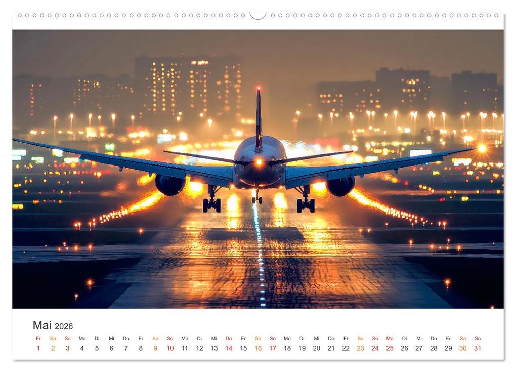Weitere Ansicht: Flugzeuge - Stahlriesen am Himmel (hochwertiger Premium Wandkalender 2026 DIN A2 quer), Kunstdruck in Hochglanz | Peter Roder, Calvendo