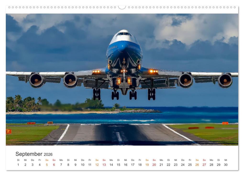 Weitere Ansicht: Flugzeuge - Stahlriesen am Himmel (hochwertiger Premium Wandkalender 2026 DIN A2 quer), Kunstdruck in Hochglanz | Peter Roder, Calvendo