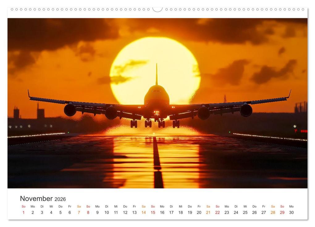 Weitere Ansicht: Flugzeuge - Stahlriesen am Himmel (hochwertiger Premium Wandkalender 2026 DIN A2 quer), Kunstdruck in Hochglanz | Peter Roder, Calvendo