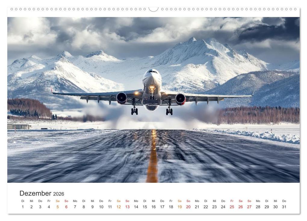 Weitere Ansicht: Flugzeuge - Stahlriesen am Himmel (hochwertiger Premium Wandkalender 2026 DIN A2 quer), Kunstdruck in Hochglanz | Peter Roder, Calvendo