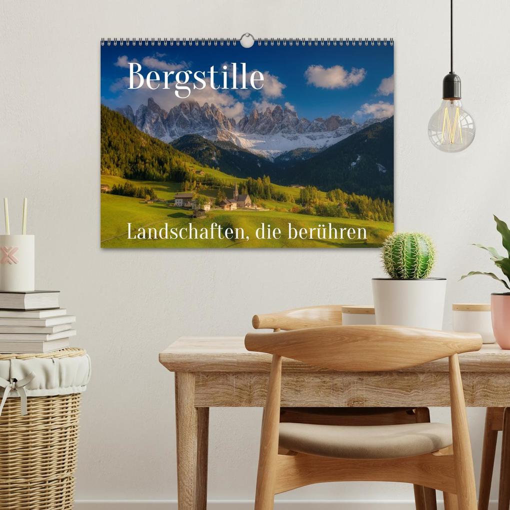 Weitere Ansicht: Bergstille - Landschaften, die berühren (Wandkalender 2026 DIN A3 quer), CALVENDO Monatskalender | Judith Kuhn, Calvendo