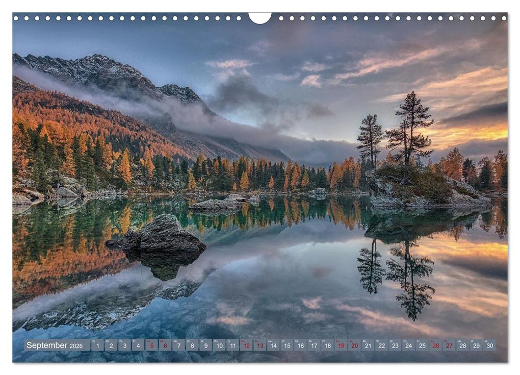 Weitere Ansicht: Bergstille - Landschaften, die berühren (Wandkalender 2026 DIN A3 quer), CALVENDO Monatskalender | Judith Kuhn, Calvendo