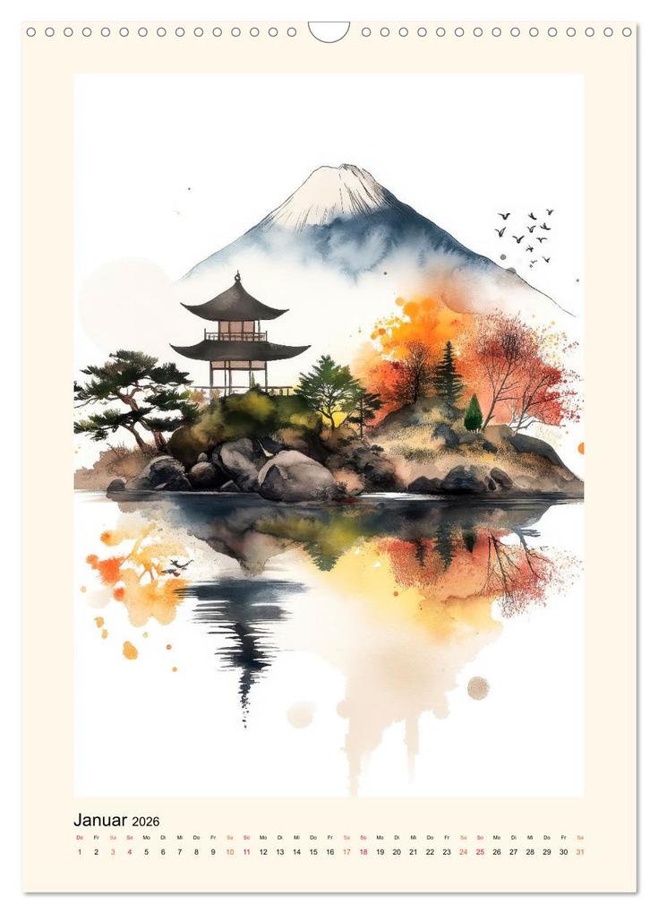 Weitere Ansicht: Japan - Momente der Stille (Wandkalender 2026 DIN A3 hoch), CALVENDO Monatskalender | Peter Roder, Calvendo
