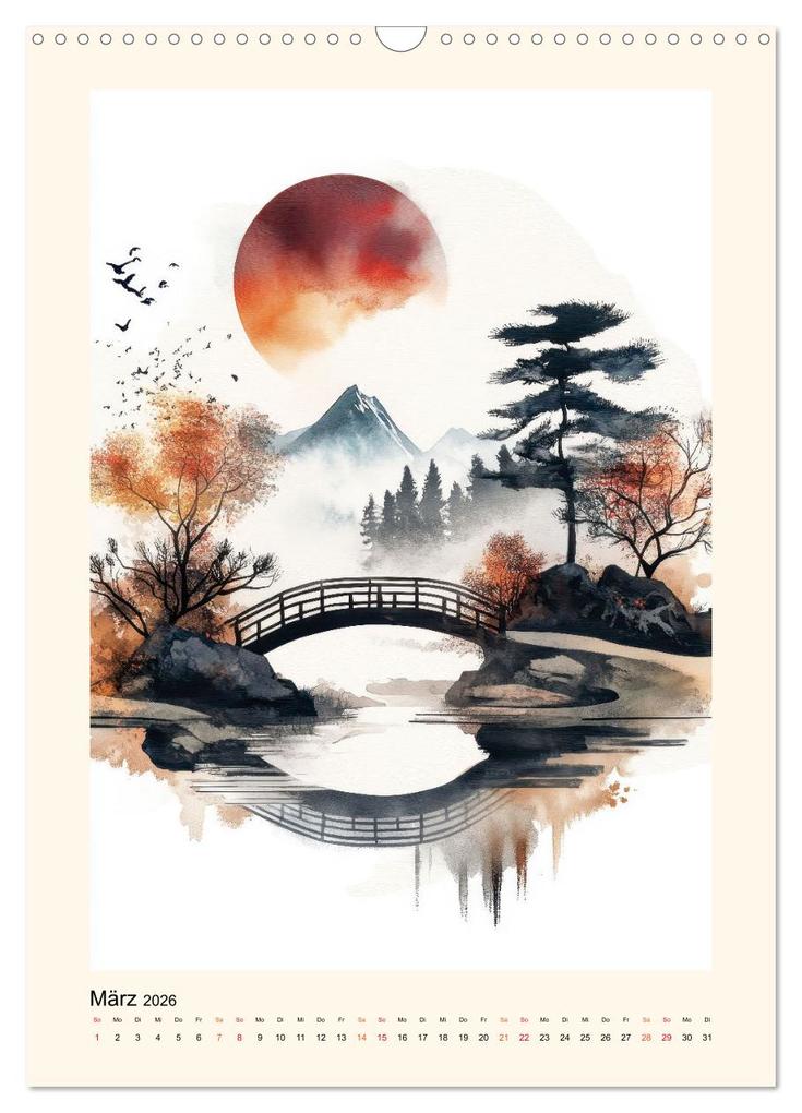 Weitere Ansicht: Japan - Momente der Stille (Wandkalender 2026 DIN A3 hoch), CALVENDO Monatskalender | Peter Roder, Calvendo