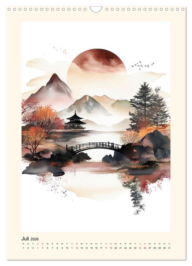 Weitere Ansicht: Japan - Momente der Stille (Wandkalender 2026 DIN A3 hoch), CALVENDO Monatskalender | Peter Roder, Calvendo