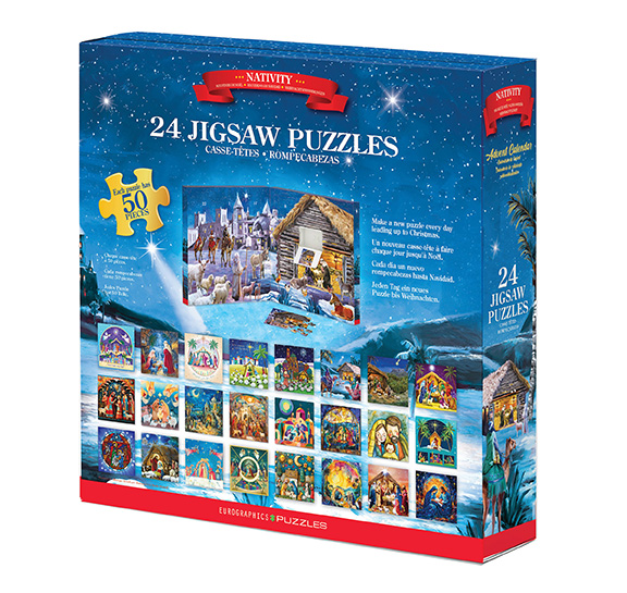 Weitere Ansicht: Puzzle Adventskalender - Nativity