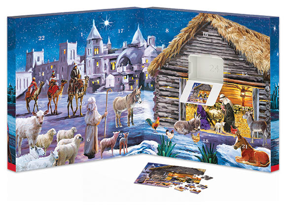 Weitere Ansicht: Puzzle Adventskalender - Nativity