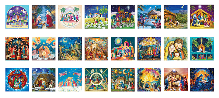 Weitere Ansicht: Puzzle Adventskalender - Nativity