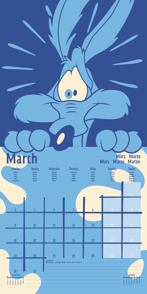 Weitere Ansicht: LOONEY TUNES - Broschürenkalender 30 x 30