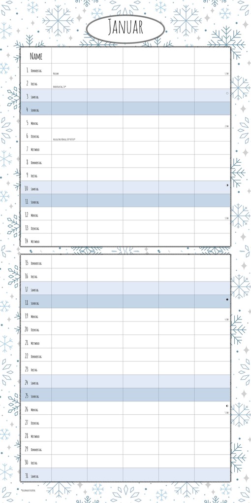 Weitere Ansicht: Familienplaner Deluxe 2026 - Broschürenkalender 30x30 cm (30x60 geöffnet) - Kalender mit Platz für Notizen - 5 Spalten - Bildkalender - Wandkalender | Alpha Edition GmbH & Co. KG