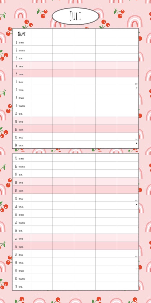 Weitere Ansicht: Familienplaner Deluxe 2026 - Broschürenkalender 30x30 cm (30x60 geöffnet) - Kalender mit Platz für Notizen - 5 Spalten - Bildkalender - Wandkalender | Alpha Edition GmbH & Co. KG