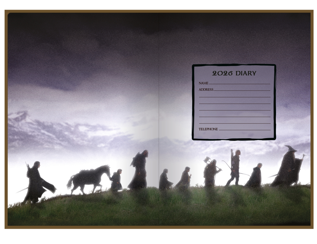 Weitere Ansicht: LORD OF THE RINGS - Diary im Format 14,8 x21
