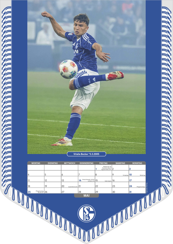 Weitere Ansicht: FC Schalke 04 2026 - Bannerkalender - Fan-Kalender - Fußball-Kalender - Wand-Kalender - 29,7x42 - Sport | Neumann Verlage GmbH & Co. KG