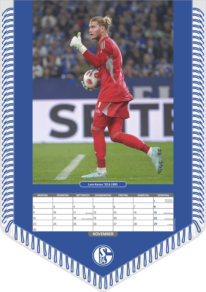 Weitere Ansicht: FC Schalke 04 2026 - Bannerkalender - Fan-Kalender - Fußball-Kalender - Wand-Kalender - 29,7x42 - Sport | Neumann Verlage GmbH & Co. KG