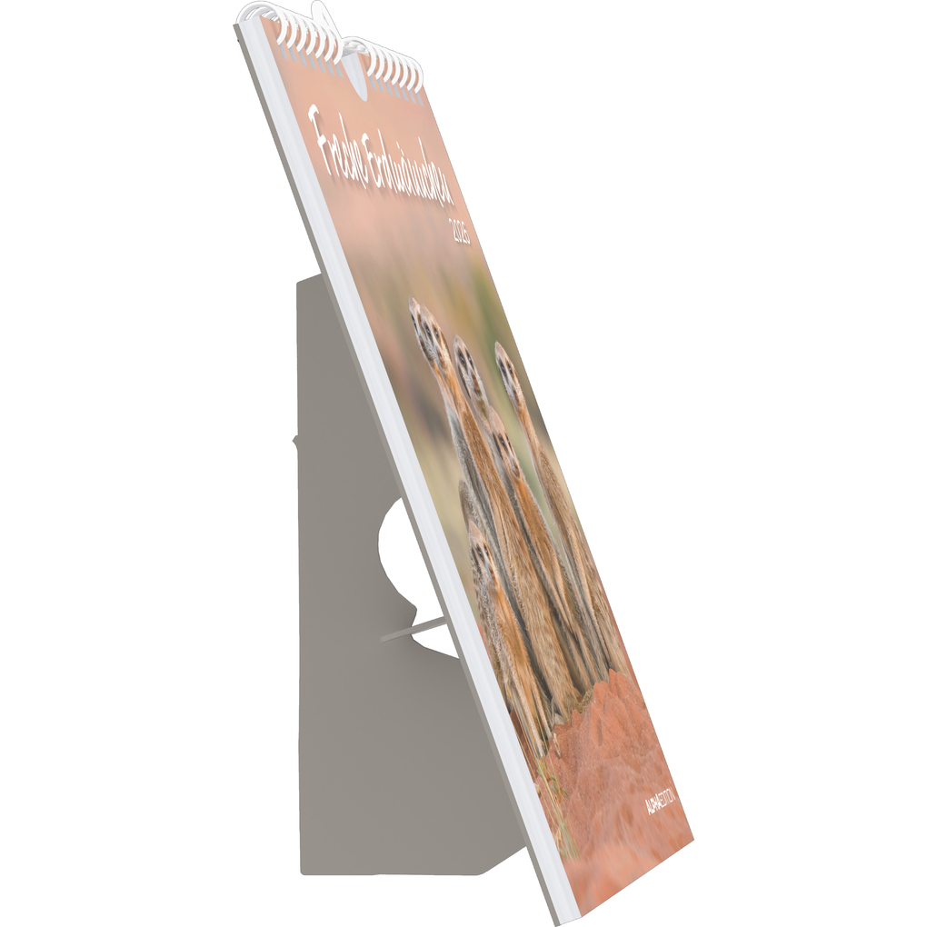 Weitere Ansicht: Alpha Edition - Freche Erdmännchen 2026 - Postkartenkalender 16×17 cm mit 53 witzigen Motiven, dekorativer Tisch- & Wandkalender auf FSC-Papier, zum Verschicken, Sammeln & Verschenken | Alpha Edition GmbH & Co. KG