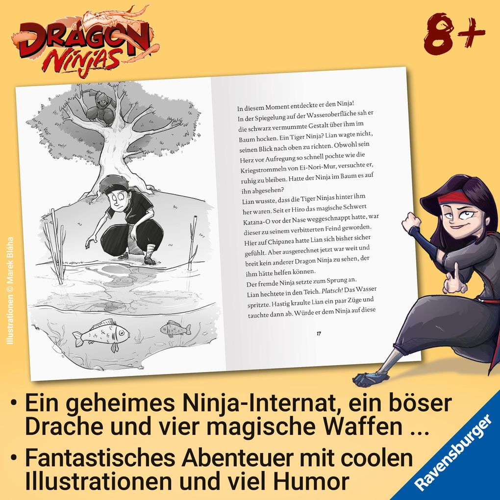 Weitere Ansicht: Dragon Ninjas, Band 2 - Der Drache des Feuers | Michael Petrowitz
