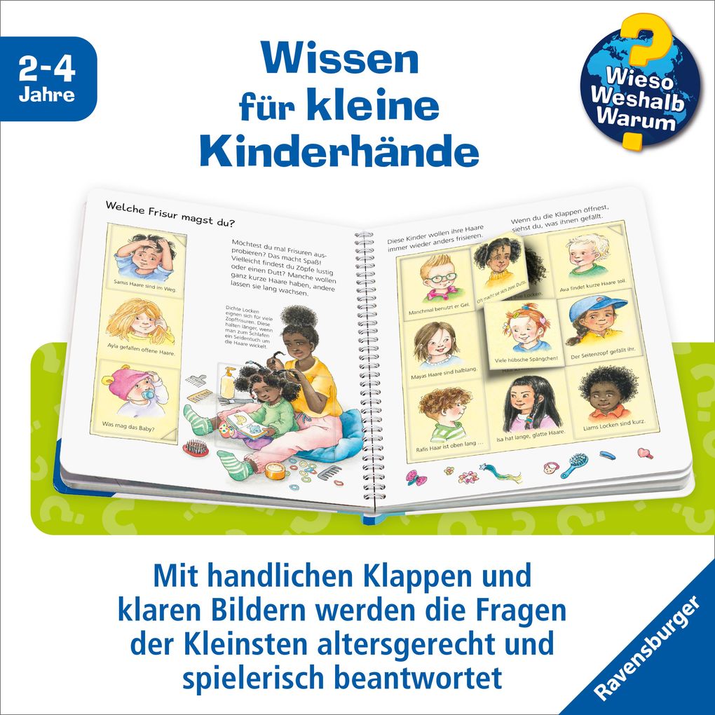 Weitere Ansicht: Wieso? Weshalb? Warum? junior, Band 79 - Kämmen, schneiden, Haare waschen | Andrea Erne