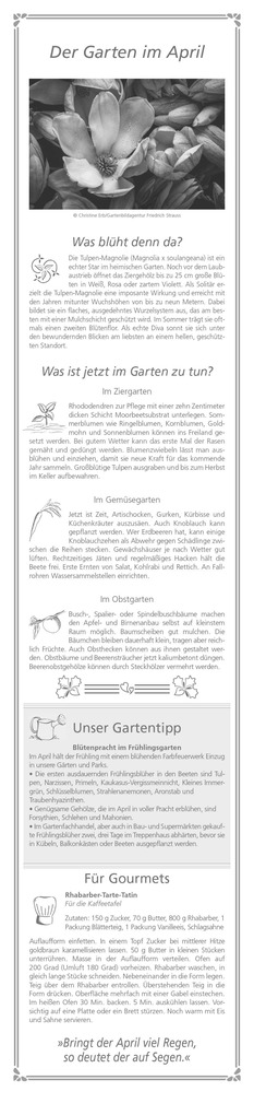Weitere Ansicht: Alpha Edition - Paules Gartenplaner Kalender 2026 - 11x50 cm - Streifenplaner mit monatlichen Gartentipps - Praktischer Wandkalender für Hobbygärtner - Mit Feiertagen (DE/AT/CH) & Mondphasen | Alpha Edition GmbH & Co. KG
