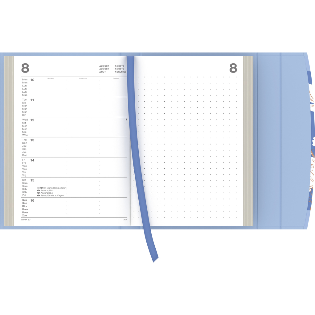 Weitere Ansicht: Kat Menschik - Flowers 2026 - Cosmeas - Diary - Buchkalender - Taschenkalender - 10x15 | Neumann Verlage GmbH & Co. KG, Kat Menschik