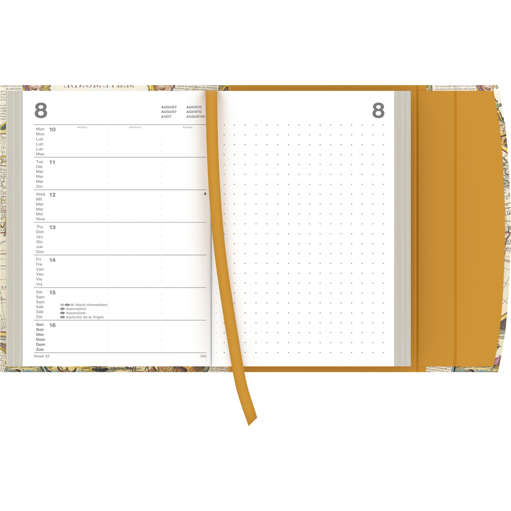 Weitere Ansicht: Antique Maps 2026 - Diary - Buchkalender - Taschenkalender - 10x15 | Neumann Verlage GmbH & Co. KG