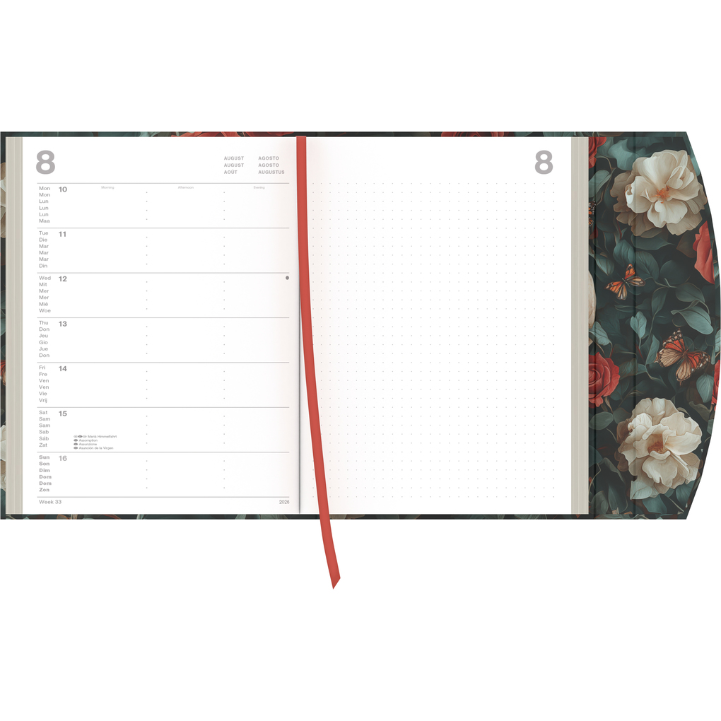 Weitere Ansicht: teNeues - Skull 2026 - Buchkalender 16x22 cm | Stilvoller Wochenkalender mit Magnetverschluss für Design- & Lifestyle-Fans | Neumann Verlage GmbH & Co. KG