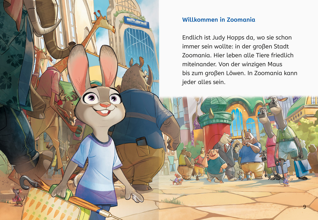 Weitere Ansicht: Disney Zoomania - Das offizielle Erstlesebuch zu Film 1 | Sandra Hohenstein