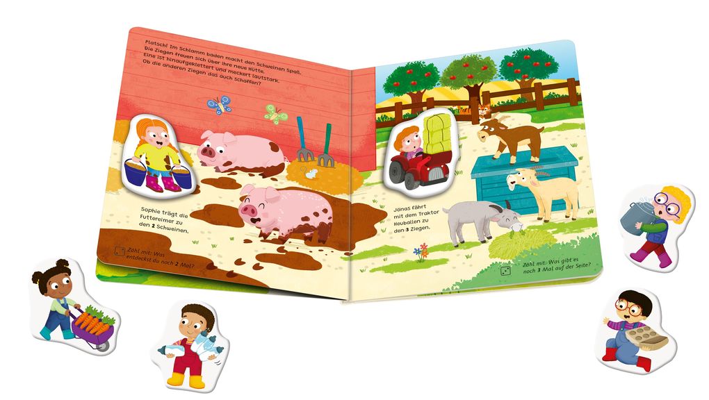 Weitere Ansicht: Play+ Mein Spiel mit-Magnetbuch Komm, wir lernen Zählen - ab 18 Monate | Kathrin Lena Orso