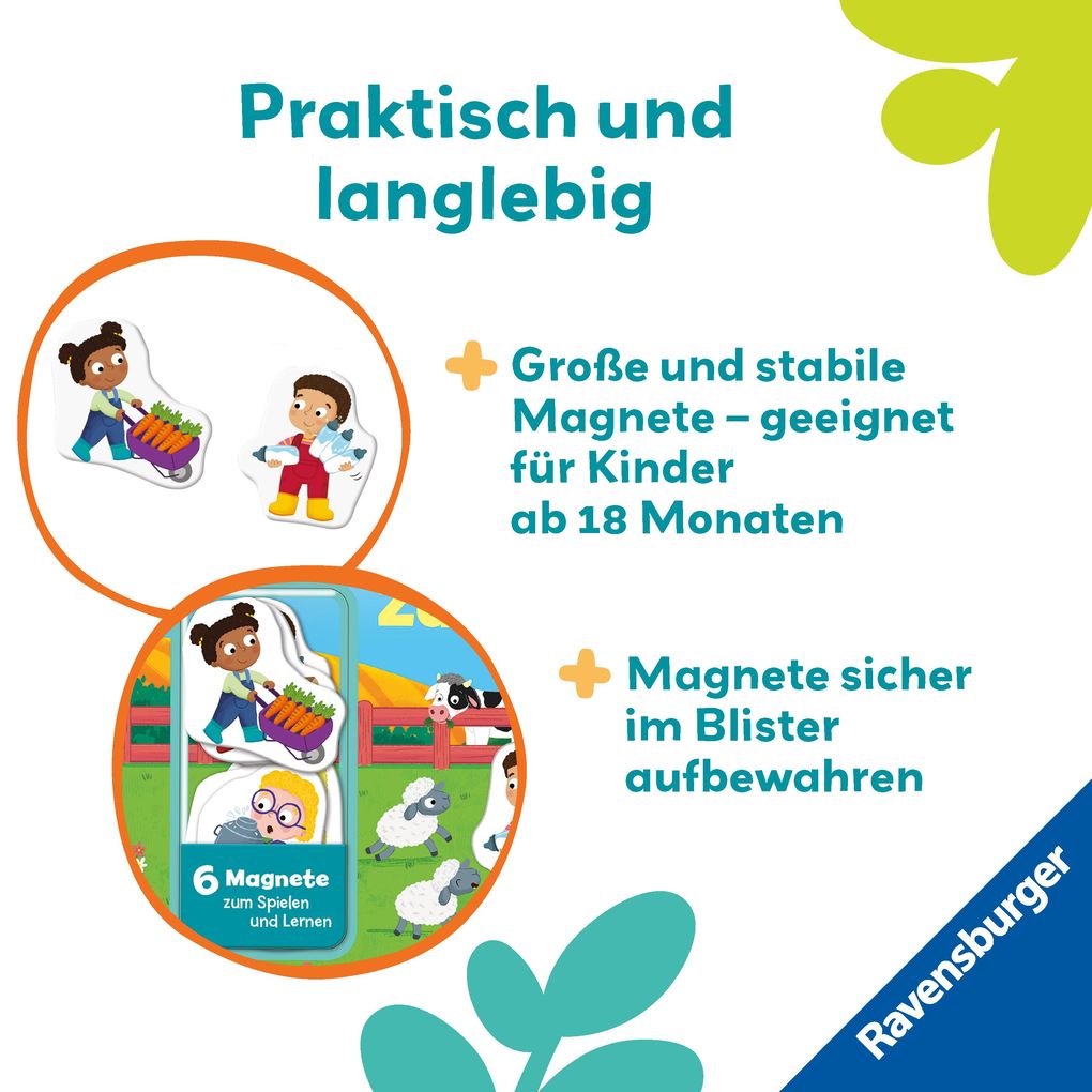 Weitere Ansicht: Play+ Mein Spiel mit-Magnetbuch Komm, wir lernen Zählen - ab 18 Monate | Kathrin Lena Orso