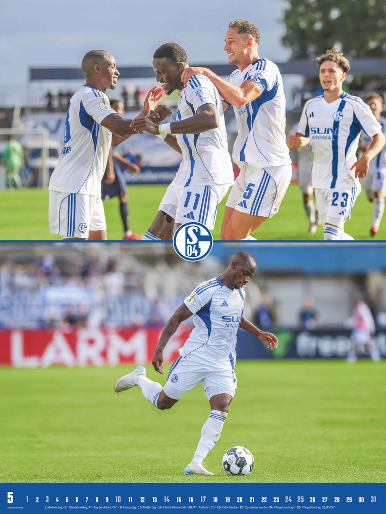 Weitere Ansicht: FC Schalke 04 2026 - Poster-Kalender-XL - Fußball-Kalender - Fan-Kalender - 48x64 - Sport | Neumann Verlage GmbH & Co. KG