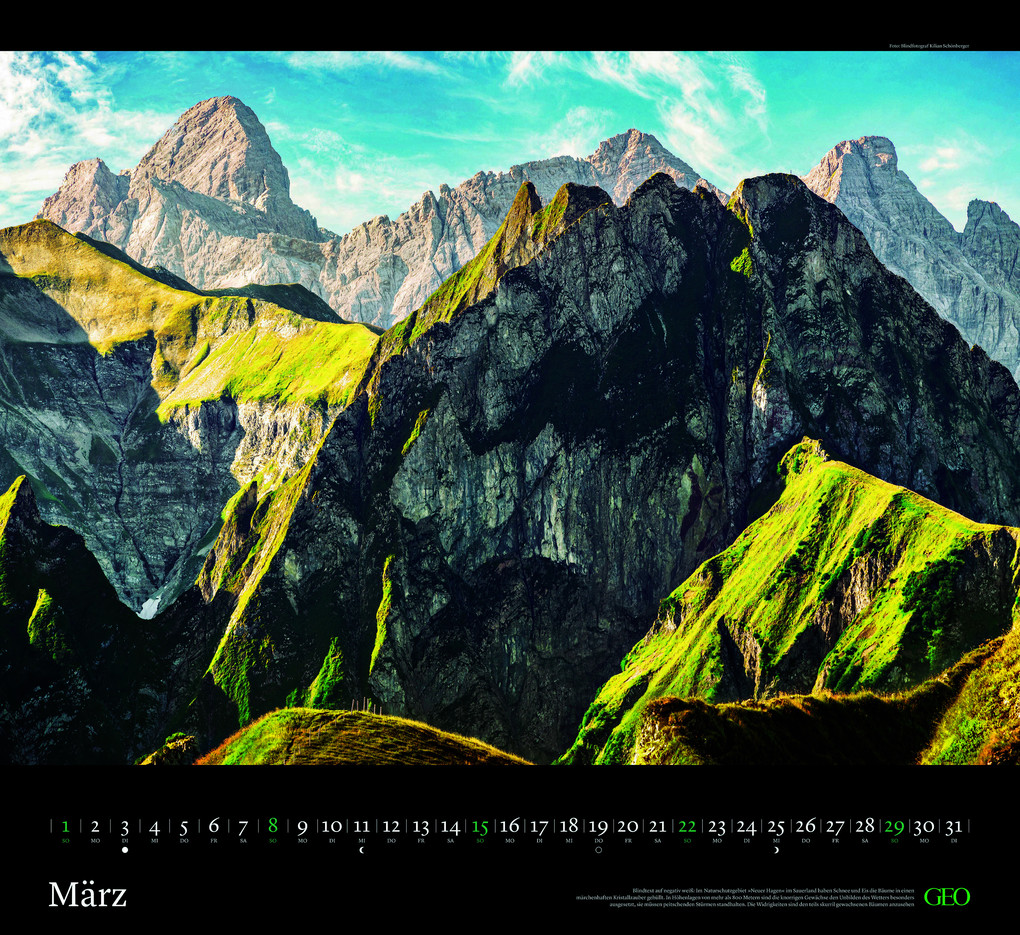 Weitere Ansicht: GEO - Naturwunder Deutschland 2026 - Wandkalender 60x55 cm, Naturfotografie-Kalender mit 12 Monatsblättern für Landschafts- & Deutschland-Liebhaber | Neumann Verlage GmbH & Co. KG