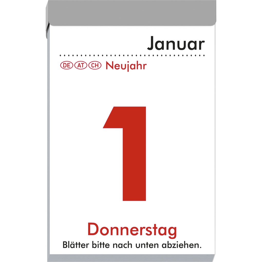 Weitere Ansicht: Zettler Tagesabreißkalender L 2026 - Abreißkalender 7 × 10 cm, 1 Tag pro Seite mit Sudoku, Rezepten, | Zettler Kalender GmbH (Verlag)