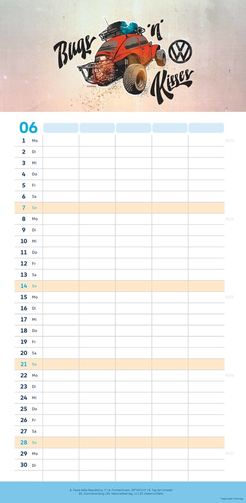 Weitere Ansicht: VW Familienplaner 2026