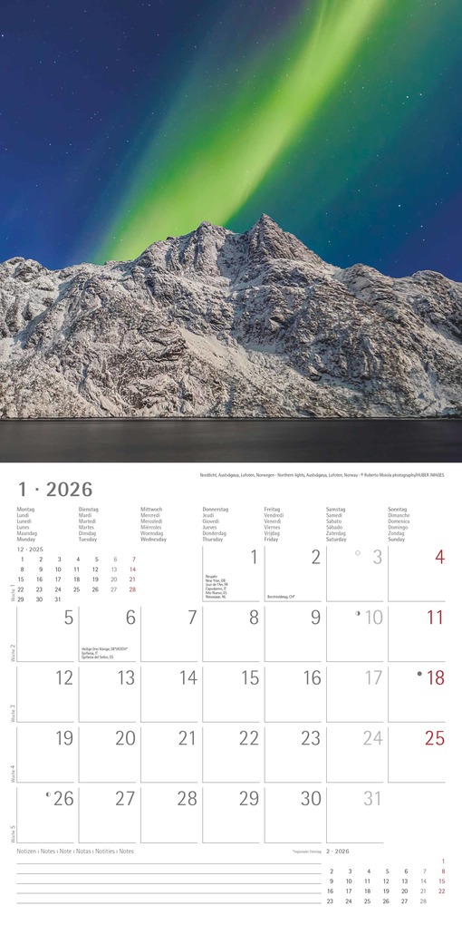 Weitere Ansicht: Emotions 2026 - Broschürenkalender 30x30 cm (30x60 geöffnet) - Kalender mit Platz für Notizen - Emotionen - Bildkalender - Wandplaner - Wandkalender | Alpha Edition GmbH & Co. KG