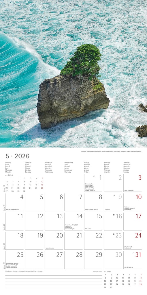 Weitere Ansicht: Emotions 2026 - Broschürenkalender 30x30 cm (30x60 geöffnet) - Kalender mit Platz für Notizen - Emotionen - Bildkalender - Wandplaner - Wandkalender | Alpha Edition GmbH & Co. KG