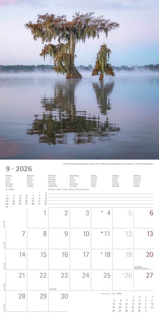 Weitere Ansicht: Emotions 2026 - Broschürenkalender 30x30 cm (30x60 geöffnet) - Kalender mit Platz für Notizen - Emotionen - Bildkalender - Wandplaner - Wandkalender | Alpha Edition GmbH & Co. KG