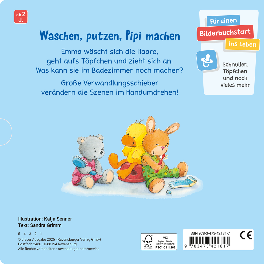 Weitere Ansicht: Haare waschen, Zähne putzen | Sandra Grimm