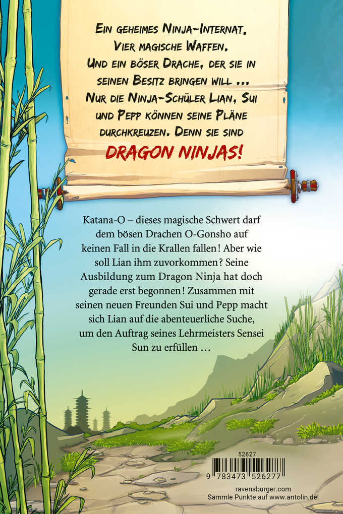 Weitere Ansicht: Dragon Ninjas, Band 1 - Der Drache der Berge | Michael Petrowitz