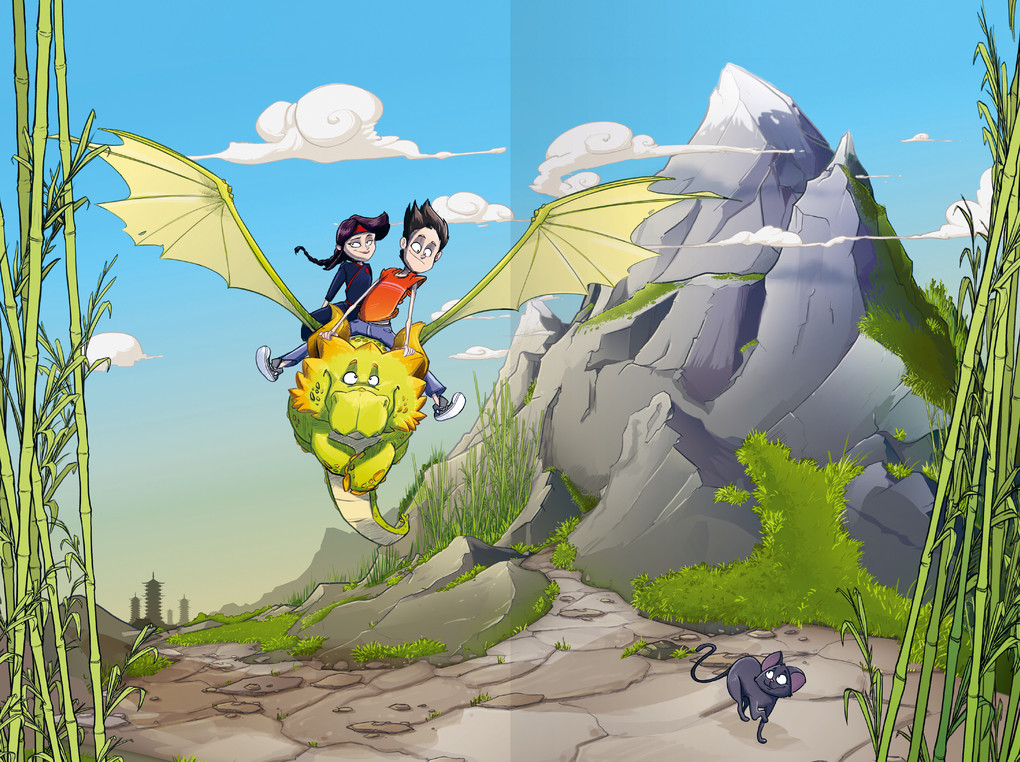 Weitere Ansicht: Dragon Ninjas, Band 1 - Der Drache der Berge | Michael Petrowitz