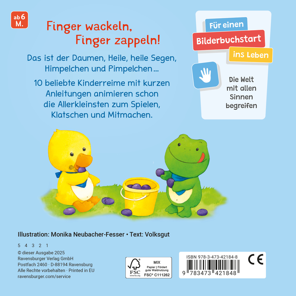 Weitere Ansicht: Fingerspiele für Klitzekleine | Volksgut