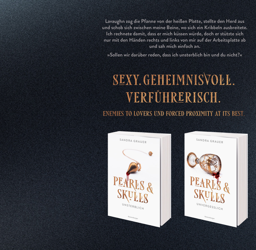 Weitere Ansicht: Pearls & Skulls, Band 2 - Unvergesslich | Sandra Grauer