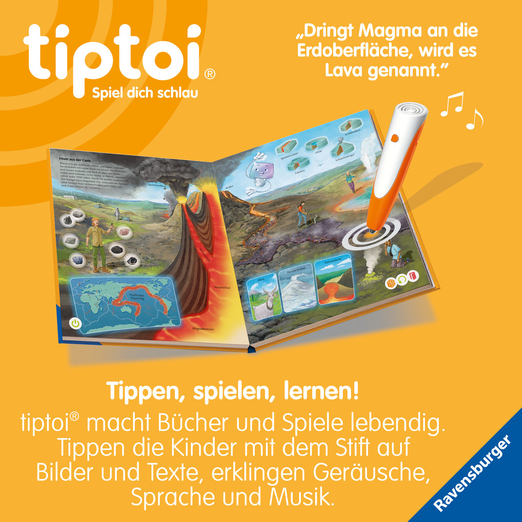 Weitere Ansicht: tiptoi® - Die Erde: Ozeane, Wetter und Vulkane | Luise Terstegen